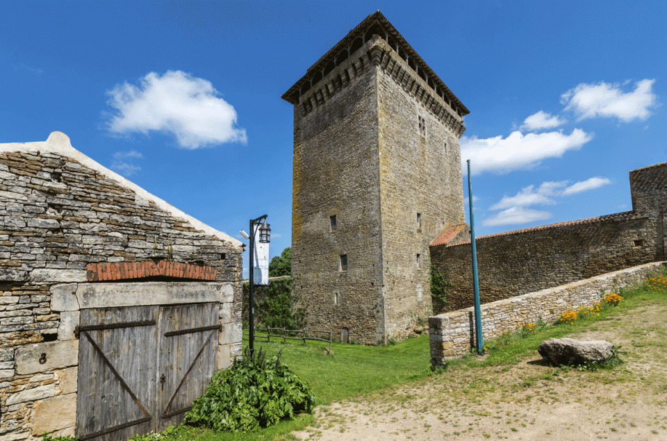 Restauration abords donjon Bazoges en Paredsx635